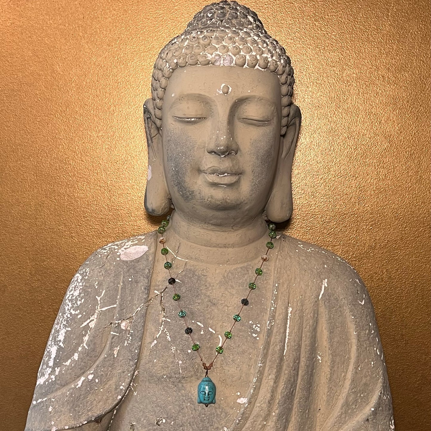Blue Somber Buddha