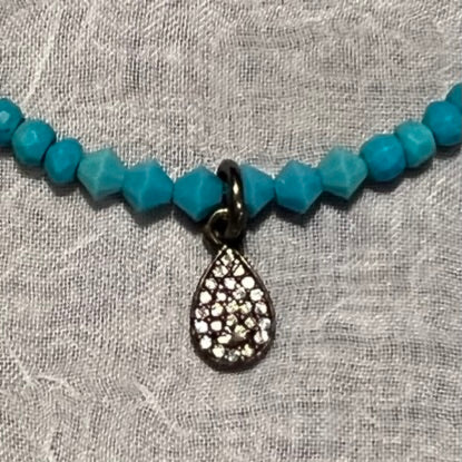 Vintage Teardrop Choker