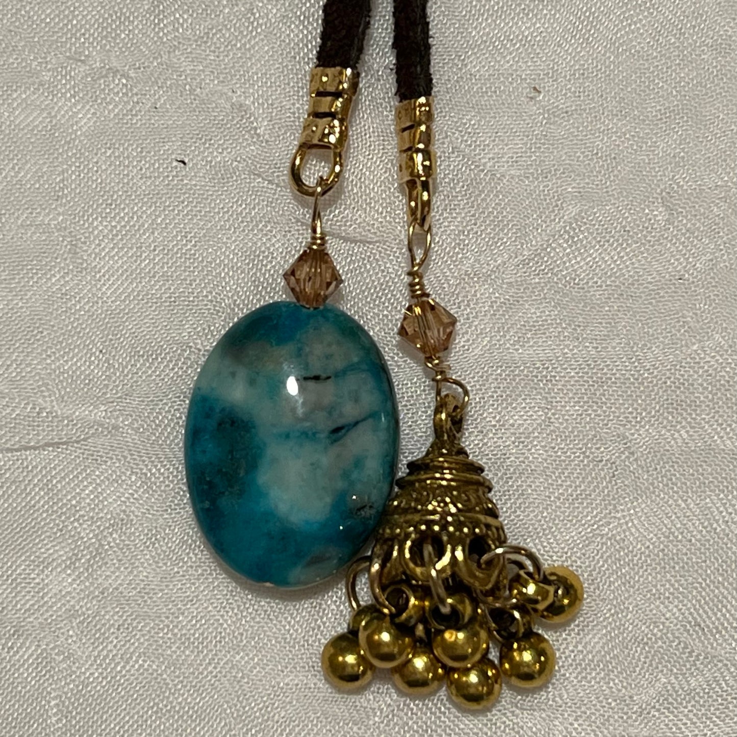 Suede Choker Lariat